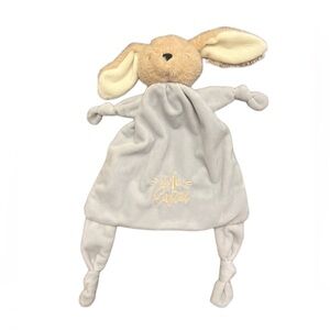 MTY Bunny Rabbit Lovey My 1st Easter Blue Rattle Knot Twists 2022 12" Plush